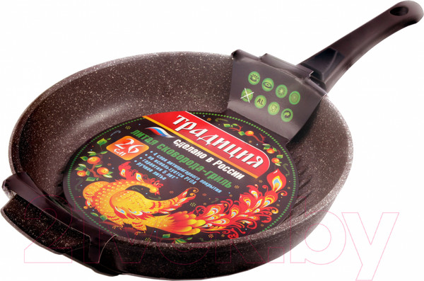 Изображение товара Сковорода-гриль Традиция Доломит ТД7265