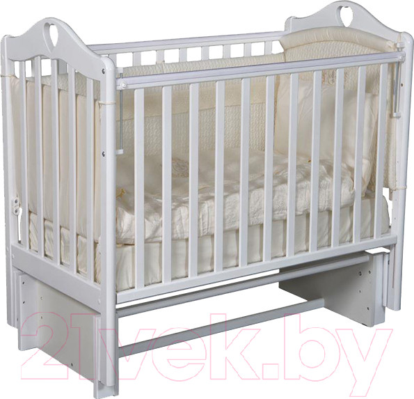 Изображение товара Детская кроватка Антел Каролина-3/5 (белый)