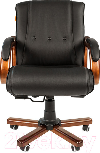 Изображение товара Кресло офисное Chairman 653M (черная кожа)
