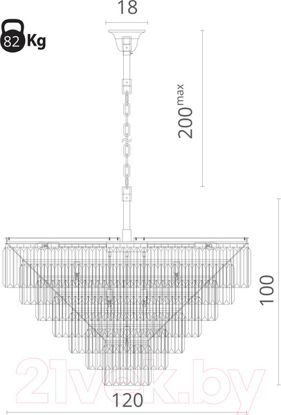 Изображение товара Люстра Divinare Nova 3001/02 LM-25