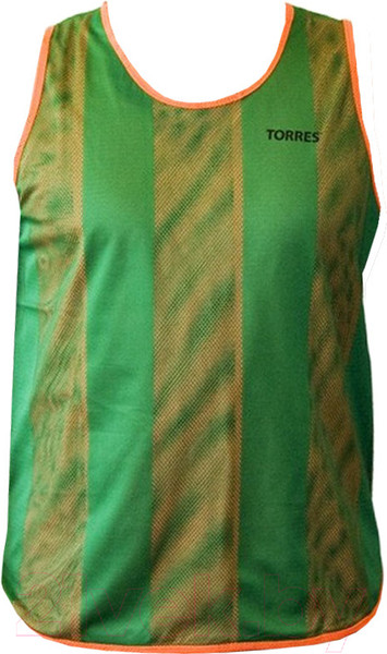 Изображение товара Манишка футбольная Torres TR11045O/G (р-р 48-50, оранжевый/зеленый)