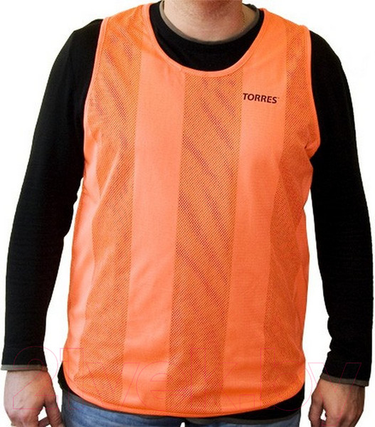 Изображение товара Манишка футбольная Torres TR11045O/G (р-р 48-50, оранжевый/зеленый)