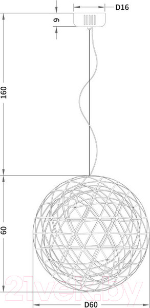 Изображение товара Потолочный светильник Divinare Galassia 1030/02 SP-92