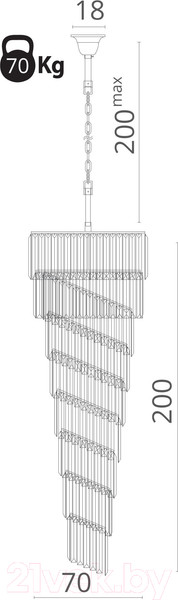 Изображение товара Люстра Divinare Charlotte 3011/01 SP-18