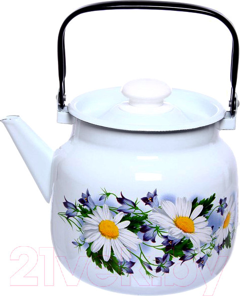 Изображение товара Чайник Лысьвенские эмали Ромашковое поле С-2713 П2/4Рч