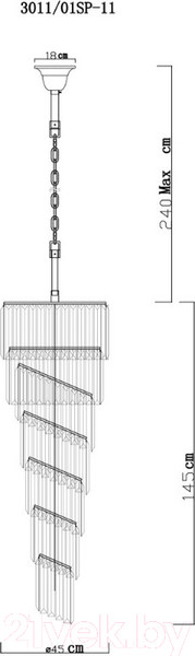 Изображение товара Люстра Divinare Charlotte 3011/01 SP-11