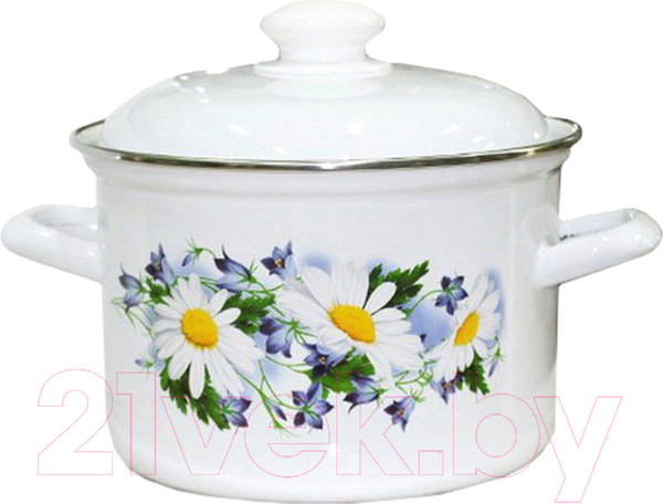 Изображение товара Кастрюля Лысьвенские эмали Ромашковое поле С-1618 АП2/4