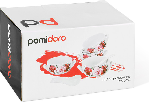 Изображение товара Набор чаш бульонных Pomi d'Oro P290039 (с ложками)