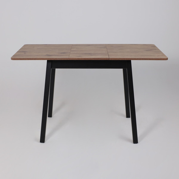 Изображение товара Обеденный стол Мамадома Tirk Radial-94 раздвижной 94-126x64 (дуб веллингтон/черный)