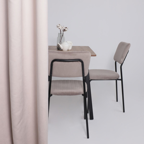 Изображение товара Обеденный стол Мамадома Tirk Radial-94 раздвижной 94-126x64 (дуб веллингтон/черный)