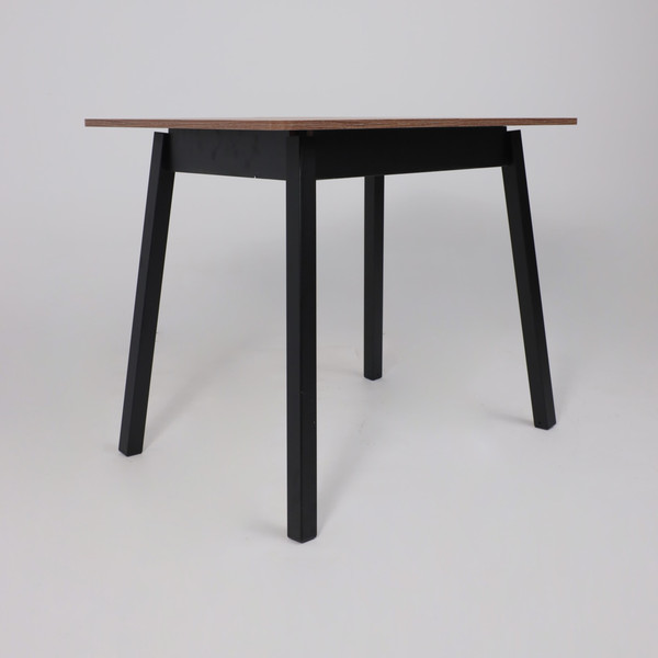 Изображение товара Обеденный стол Мамадома Tirk Radial-94 раздвижной 94-126x64 (дуб веллингтон/черный)