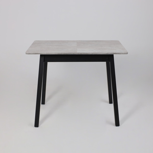 Изображение товара Обеденный стол Мамадома Tirk Radial-94 раздвижной 94-126x64 (серый сланец/черный)