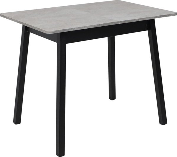 Изображение товара Обеденный стол Мамадома Tirk Radial-94 раздвижной 94-126x64 (серый сланец/черный)
