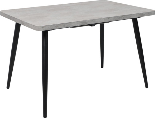 Изображение товара Обеденный стол Мамадома Borg Radial-120 раздвижной 120-160x80 (серый сланец/черный)