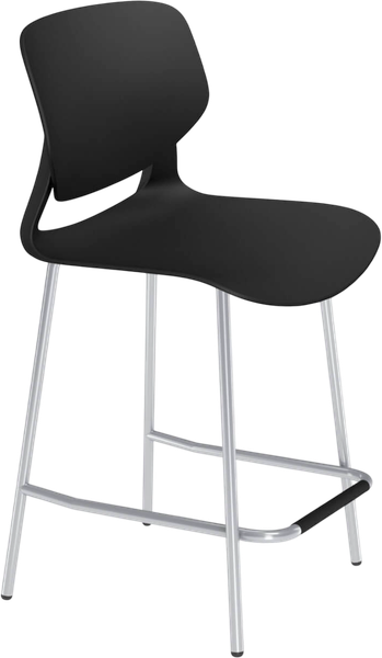 Изображение товара Стул барный Sheffilton SHT-ST59/S196-1 (черный/хром)