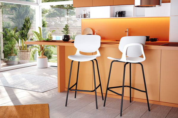 Изображение товара Стул барный Sheffilton SHT-ST59/S196-1 (серый/хром)