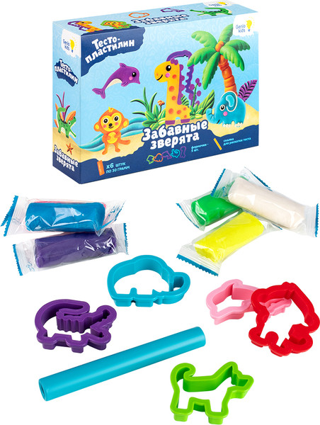 Изображение товара Набор для лепки Genio Kids Забавные зверята / TA2045