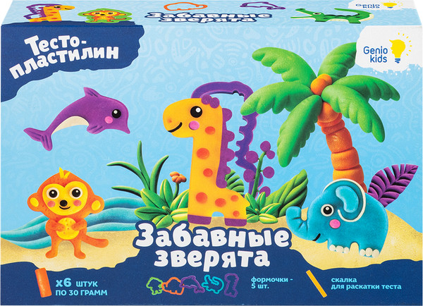 Изображение товара Набор для лепки Genio Kids Забавные зверята / TA2045