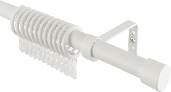 Изображение товара Карниз для штор Franc Gardiner 18мм 1-рядный / 97286925 (1.6м, белый)