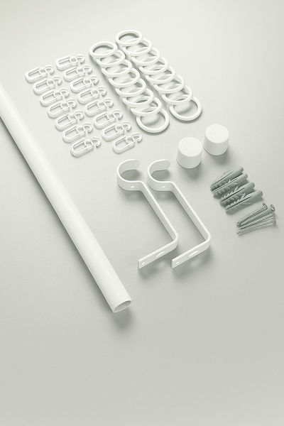 Изображение товара Карниз для штор Franc Gardiner 18мм 1-рядный / 97286925 (1.6м, белый)