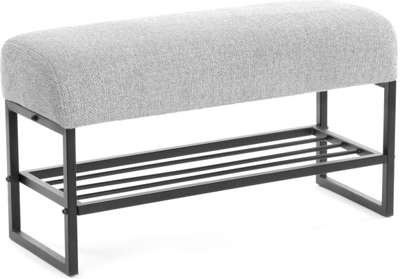 Изображение товара Банкетка Tetchair Чарли Люкс (велюр/букле, VT shape silver)