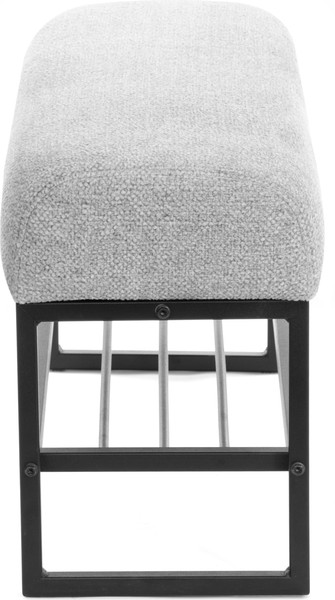 Изображение товара Банкетка Tetchair Чарли Люкс (велюр/букле, VT shape silver)