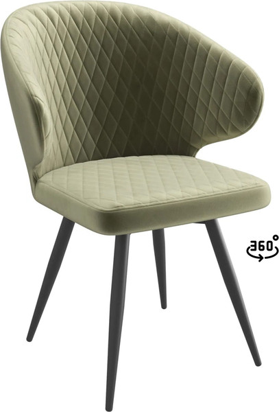 Изображение товара Стул Мамадома Rob-R1 360 (d12 Olive Lux/черный)