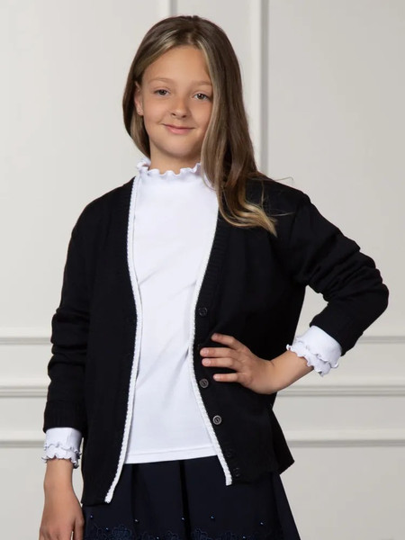 Изображение товара Жакет детский Polesie Для девочки 3С3146-Д43 (р.122-60, морской синий)