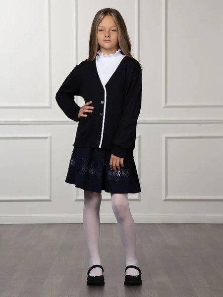 Изображение товара Жакет детский Polesie Для девочки 3С3146-Д43 (р.122-60, морской синий)