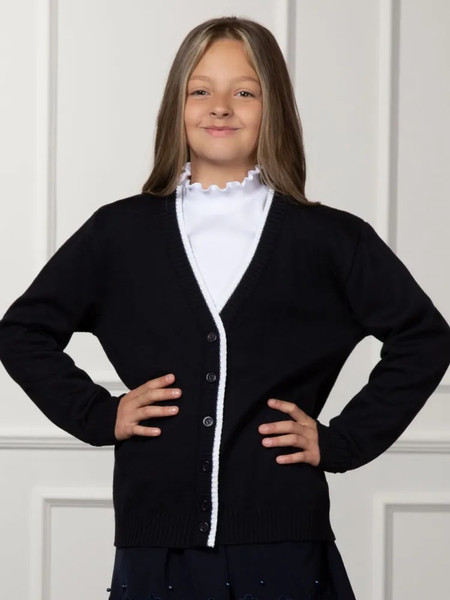 Изображение товара Жакет детский Polesie Для девочки 3С3147-Д43 (р.158,164-84, морской синий)