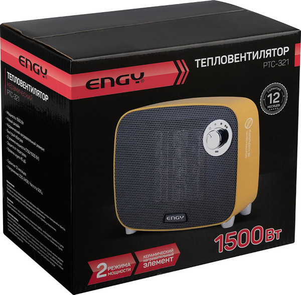 Изображение товара Тепловентилятор Engy PTC-321 / 105822 (желтый)