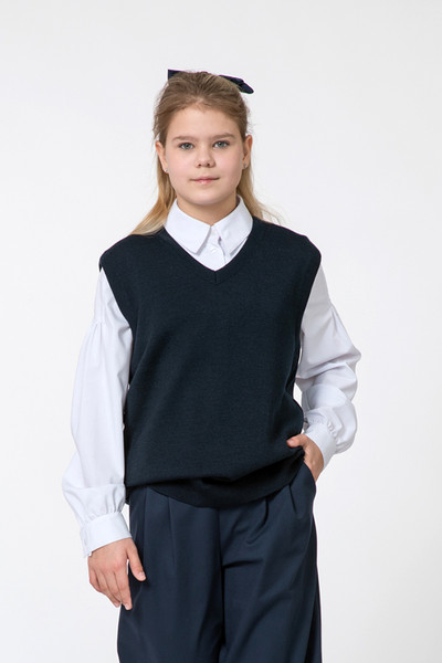 Изображение товара Жилет детский Polesie Для девочки 3С3126-Д43 (р.158,164-80, морской синий)