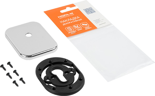 Изображение товара Накладка на цилиндр Нора-М МНШ-А под шток / 20200 (хром)