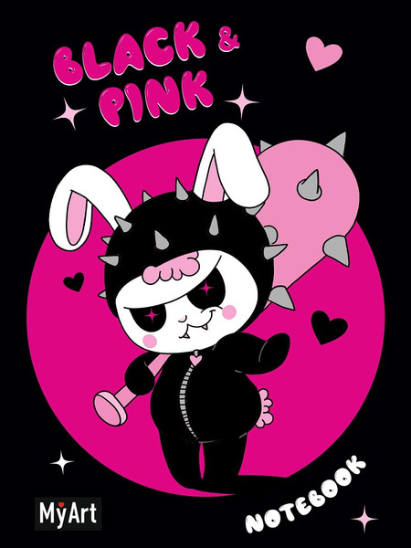 Изображение товара Ежедневник MyArt Black & Pink. НеЗая