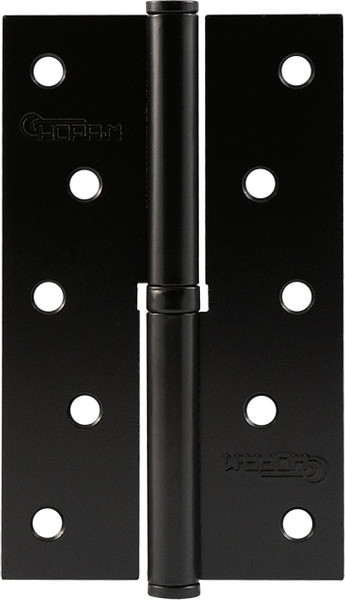 Изображение товара Петля дверная Нора-М 750-5 125x75x2.5 (левая, черный)