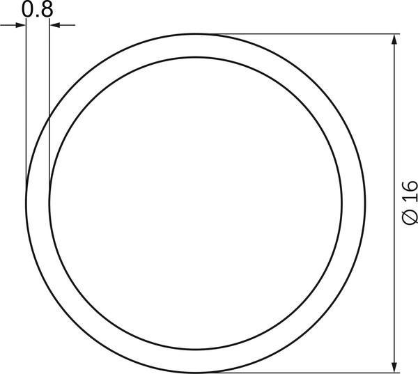 Изображение товара Рейлинг кухонный AKS D16 L-3000 / 113 184 (хром)