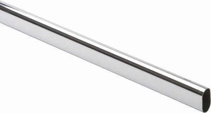 Изображение товара Штанга мебельная AKS L-1000 30x15 / 114 577 (хром)