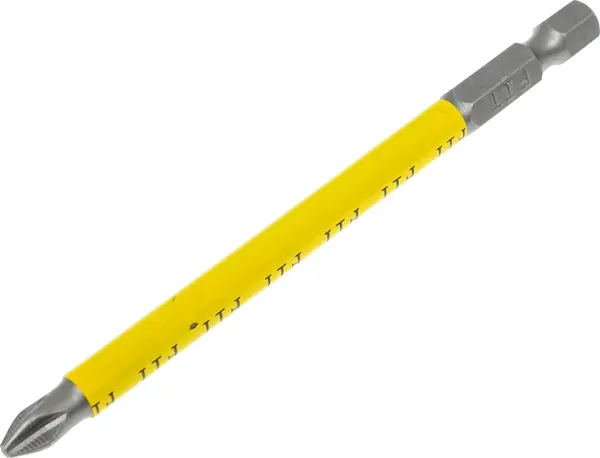 Изображение товара Набор бит FIT Односторонние 100мм PH2 Профи / 57529 (10шт)