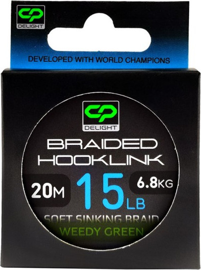 Изображение товара Поводковый материал Carp Pro Deligth Sinking Hooklink / CP4510-015 (20м, зеленый)