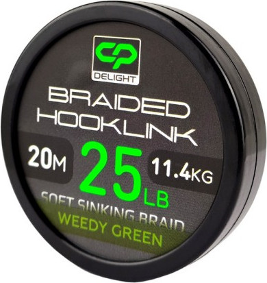 Изображение товара Поводковый материал Carp Pro Deligth Sinking Hooklink 25lb / CP4510-025 (20м, зеленый)