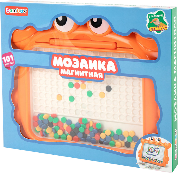 Изображение товара Развивающая игра BamBox Мозаика магнитная. Краб / 665889