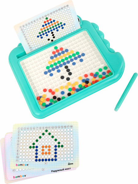 Изображение товара Развивающая игра BamBox Мозаика магнитная. Крокодил / 665890