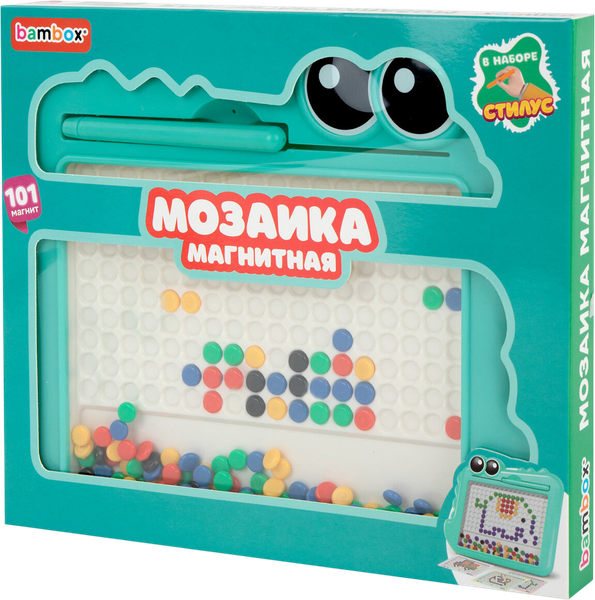 Изображение товара Развивающая игра BamBox Мозаика магнитная. Крокодил / 665890