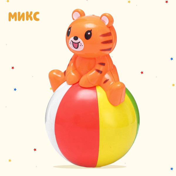 Изображение товара Развивающая игрушка Sima-Land Неваляшка Веселые зверюшки / 3170772