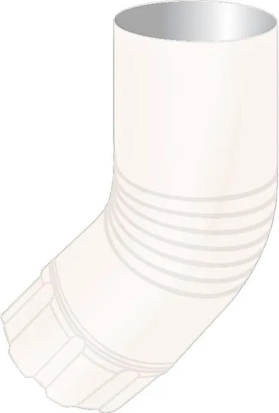 Изображение товара Колено трубы водосточной Скайпрофиль Металлическое D90 (RAL 9003)