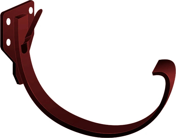 Изображение товара Кронштейн желоба Скайпрофиль Металлический карнизный 120х63 (RAL 3005)