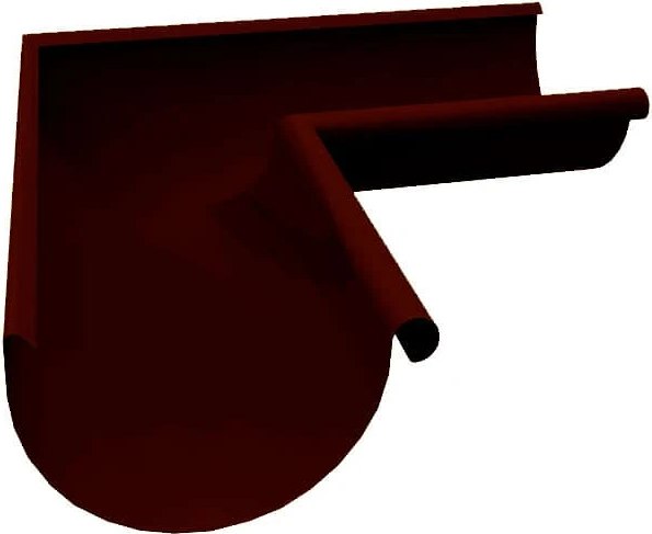 Изображение товара Угол желоба Скайпрофиль Металлический 120х63 90° (RAL 8017)