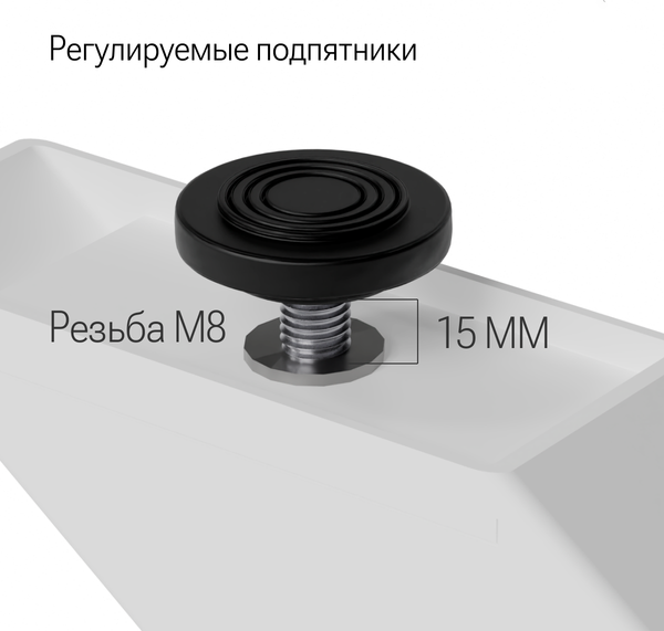 Изображение товара Письменный стол Millwood Кембридж 1600х800 / 51664_b_b_1 (белый/металл белый)