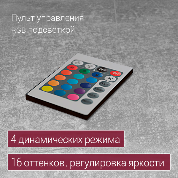 Изображение товара Письменный стол Millwood Кембридж 1600х800 / 51664_bet_ch_2 (бетон/металл черный)