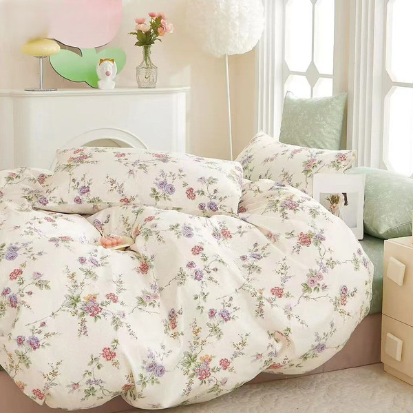 Изображение товара Комплект постельного белья Реноме Евро Оливковая коллекция. Простыня на резинке УУ 6875 (поплин)